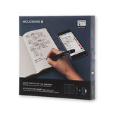 Moleskine: Smart writing set - smart pen+smart tablet zápisník tvrdý tečkovaný L 