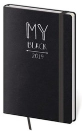 Diář kapesní My Black
