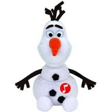 Beanie Babies Lic Disney OLAF – sněhulák se zvukem