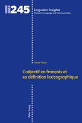L'adjectif en français et sa définition lexicographique