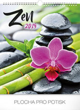 Nástěnný kalendář Zen 2019