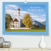 Deutschlands Kirchen (Premium, hochwertiger DIN A2 Wandkalender 2022, Kunstdruck in Hochglanz)