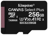 KINGSTON Canvas Select Plus 256GB microSD / UHS-I / CL10 / bez adaptéru
