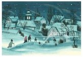 Pohlednice - Zimní vesnička