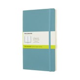 Moleskine: Zápisník měkký čistý modrozelený L