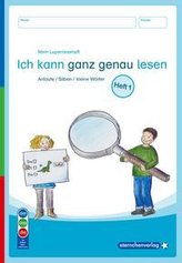 Ich kann ganz genau lesen - Heft 1 - Ausgabe mit Artikelkennzeichnung