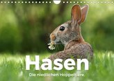 Hasen - Die niedlichen Hoppeltiere. (Wandkalender 2022 DIN A4 quer)