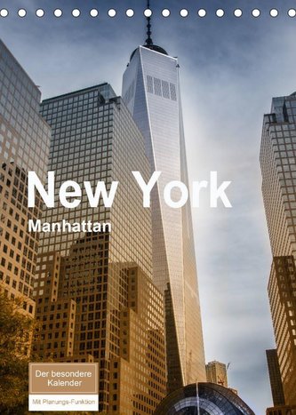 New York - Manhattan (Tischkalender 2022 DIN A5 hoch)