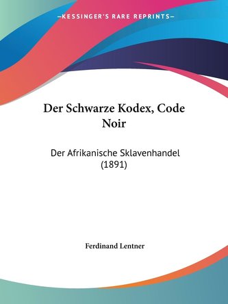 Der Schwarze Kodex, Code Noir