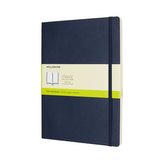 Moleskine: Zápisník měkký čistý modrý XL