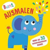 Bunt Ausmalen (Cover gelb / Elefant)