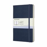 Moleskine: Skicář tvrdý modrý L 