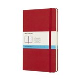 Moleskine: Zápisník tvrdý tečkovaný červený L 