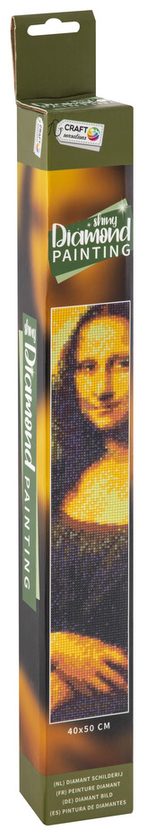 Malování pomocí kamínků Diamond - Mona Lisa 40x50 cm