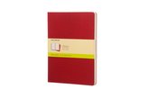 Moleskine: Sešity 3 ks čisté červené XL