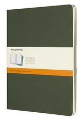 Moleskine: Sešity 3 ks linkované zelené XL