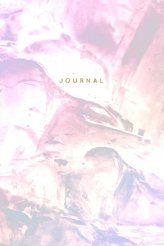 Journal: Wow Iridescent Effect Notebook: 120-Page Lined - Luxury Watercolor Pearl