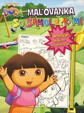 Dora - Maľovanka so samolepkami a plagátom