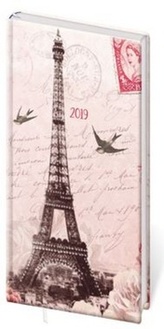 Diář A6 LYRA týdenní s gumičkou Paris