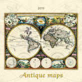 Antique maps 2019 - nástěnný kalendář