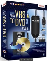 Roxio Easy VHS to DVD 3 Plus BOX - jazyk EN/FR/DE/ES/IT/NL