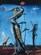 Salvador Dalí 2019 - nástěnný kalendář