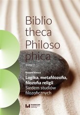 Logika, metafilozofia, filozofia religii