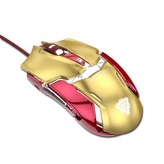 E-Blue Myš IRON MAN ARMOR EMS610, zlatá