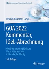 GOÄ 2022 Kommentar, IGeL-Abrechnung