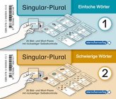 Meine Grammatikdose 1 und 2 - Singular-Plural - Einfache und schwierige Wörter