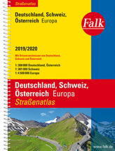 Německo, Rakousko, Švýcarsko atlas Falk spirála  19/20