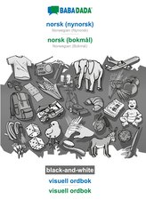 BABADADA black-and-white, norsk (nynorsk) - norsk (bokmål), visuell ordbok - visuell ordbok