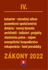Zákony IV 2022 – stavebné zákony a predpisy