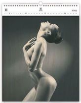 Luxusní dřevěný obrazový kalendář Woman