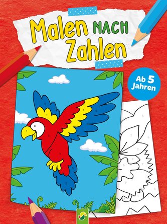 Malen nach Zahlen für Kinder ab 5 Jahren Malen nach Zahlen für Kinder ab 5 Jahren