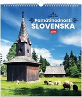 Pamätihodnosti Slovenska - nástěnný kalendář 2019