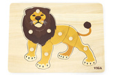 Dřevěná montessori vkládačka - lev