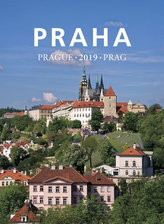 Kalendář nástěnný 2019 - Praha, 24,5 x 34 cm