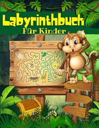 Labyrinth-Buch Für Kinder, Jungen Und Mädchen