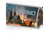 Pohled s dárkem: Brno s ovocným čajem