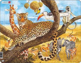 Puzzle MAXI - Zvířata v Africe/48 dílků