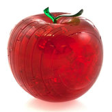 Jablko červené: 3D Crystal puzzle 44 dílků