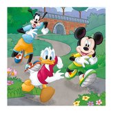 Mickey a Minnie sportovci: puzzle 3x55 dílků