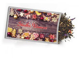 Pohled s dárkem: Sladké Vánoce s ovocným čajem