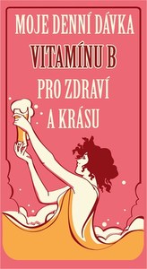 Dámská sklenice na pivo - Vitamín B
