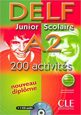 Delf Junior Scomaire A2 livre + corriges + CD