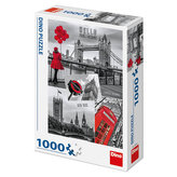 Londýn - koláž: puzzle 1000 dílků