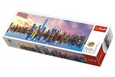 Puzzle Manhattan New York panorama 1000 dílků 97x34cm v krabici 40x13x7cm