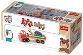 Auto nákladní safari dřevěné 26,5cm Wooden Toys v krabici 27,5x11,5x9,5cm 18m+