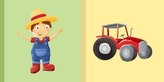 Dětská knížka Farmář Traktor